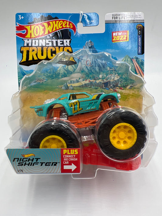 2022 Hot Wheels Monster Trucks Crash Legends #1 Night Shifter 132H