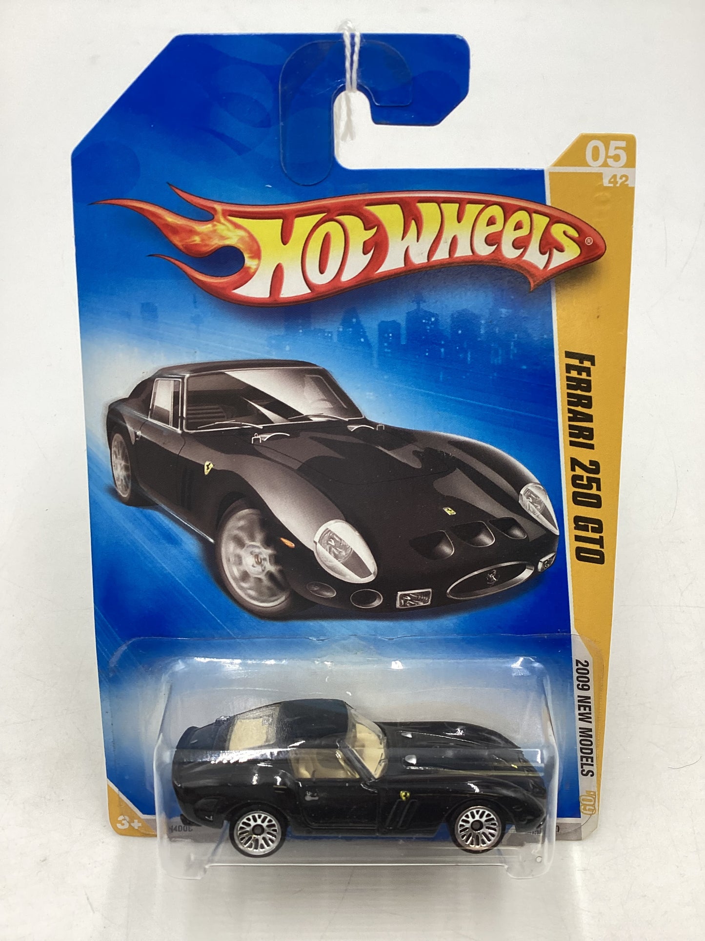 2009 Hot Wheels #005 Black Ferrari 250 GTO