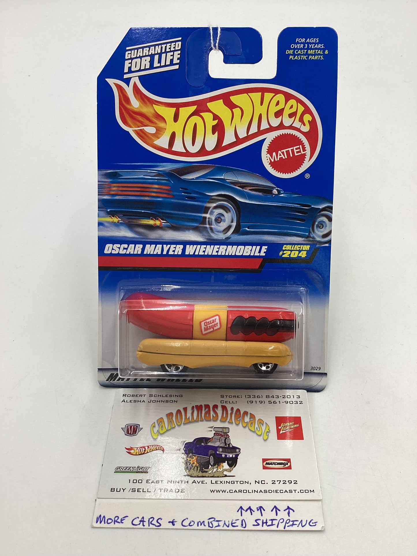 1997 Hot Wheels #204 Oscar Mayer Weinermobile 117A