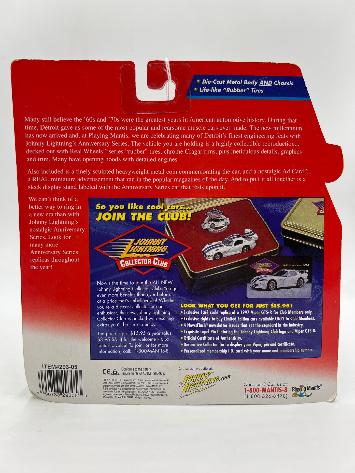 Johnny Lightning 25th Anniversary Series 1976 Chevy Camaro 230H