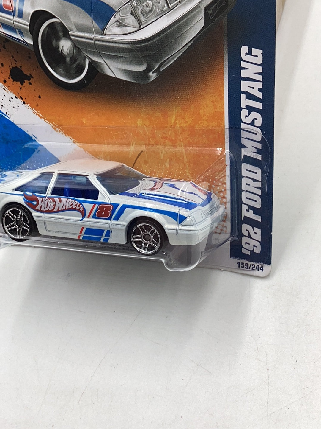 2011 Hot Wheels HW Racing #159/244 92 Ford Mustang GT 20C