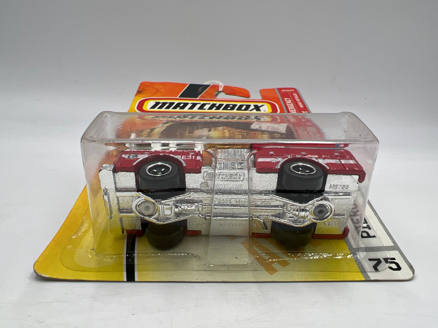 Matchbox Emergency #75 Pierce Fire Engine Red 206B