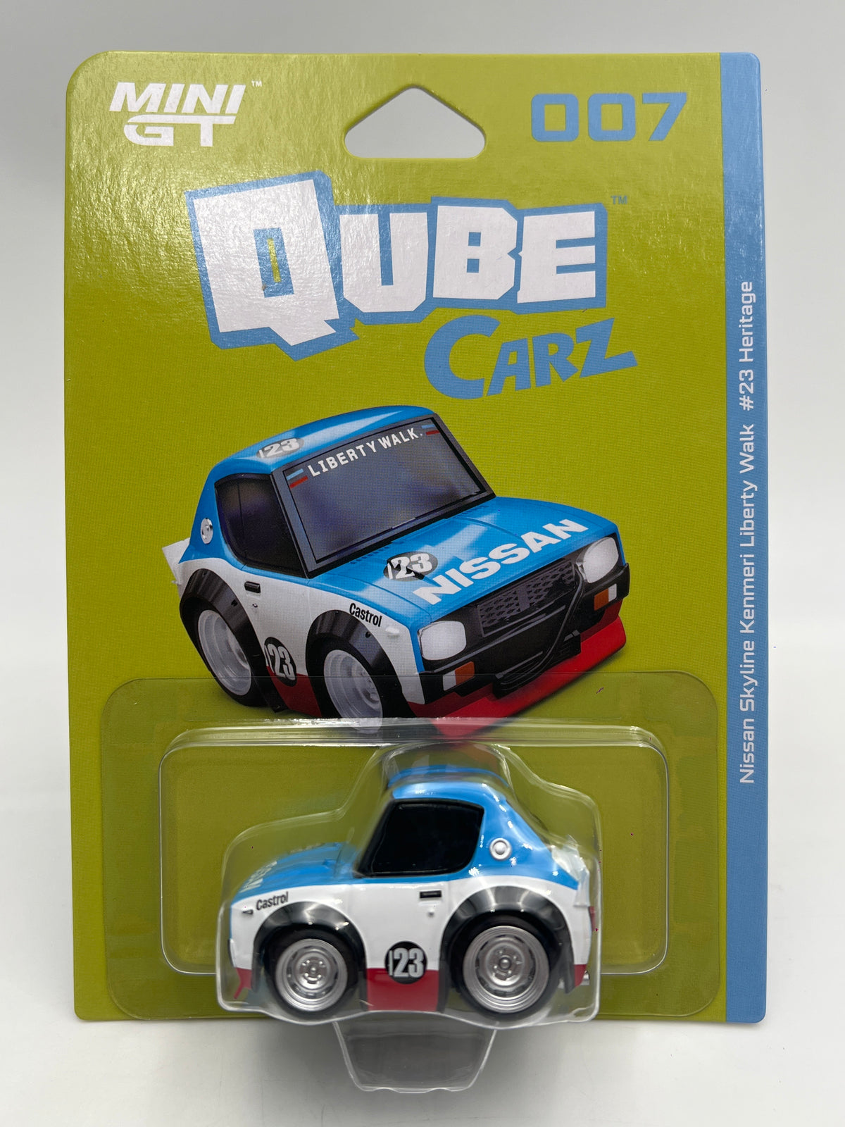 Mini GT Qube Carz Liberty Walk Series 2 #7 Nissan Skyline Kenmari 23 Heritage
