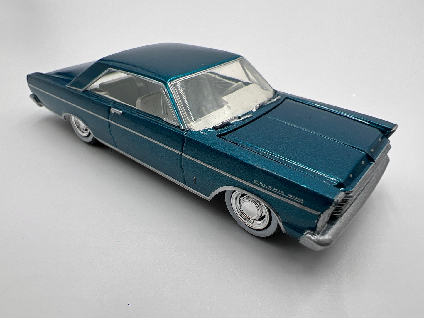 Greenlight Route 66 U.S.A Collector Pack 1965 Ford Galaxie Blue Loose