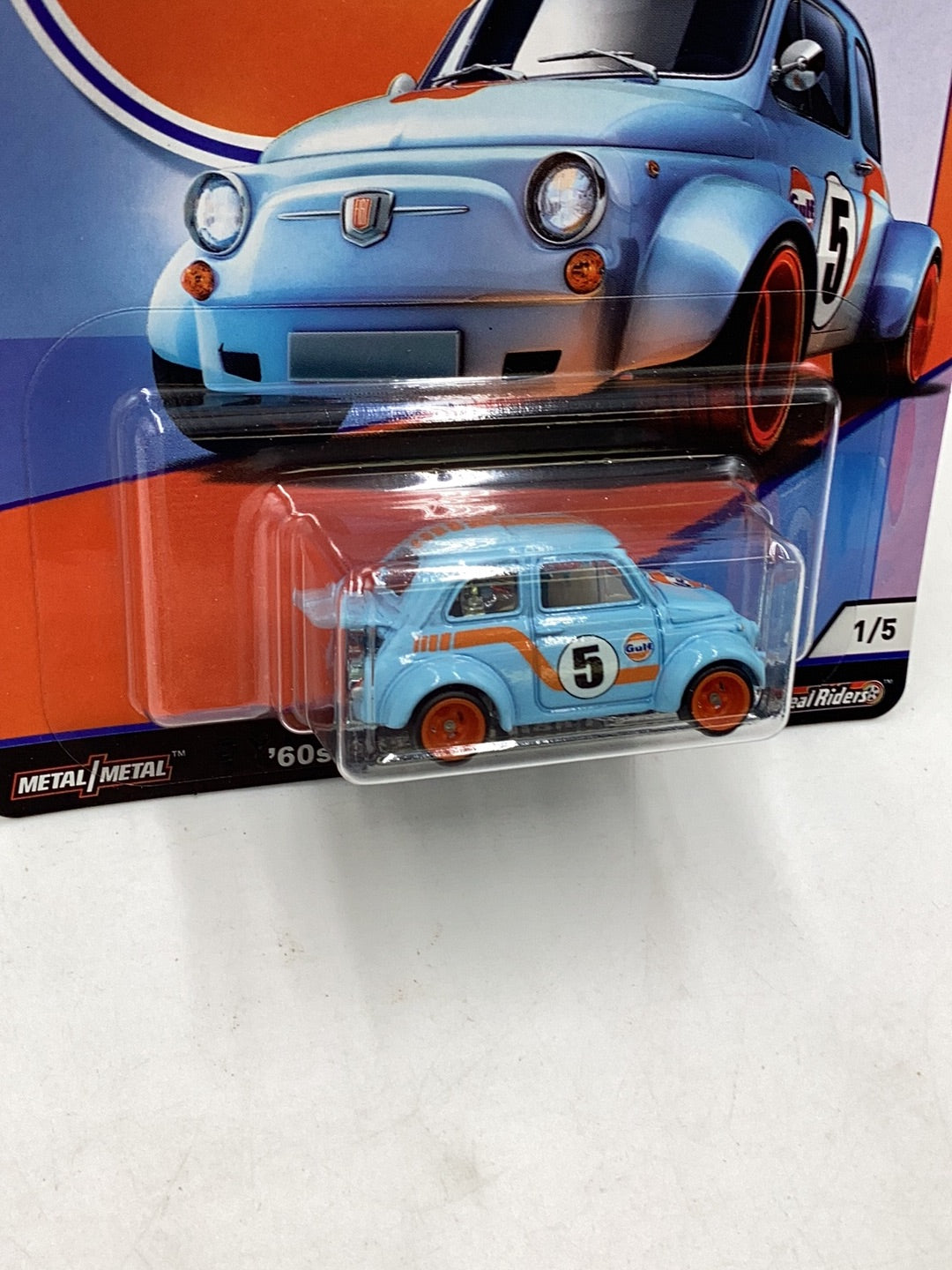 HOT WHEELS GULF ‘60’s Fiat 500D Modifcado 1/5 245D