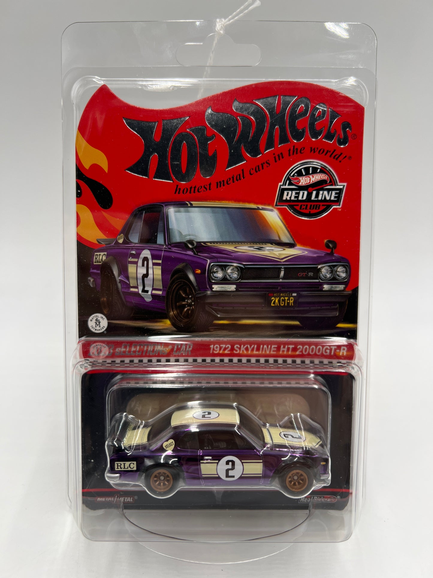 2023 Hot Wheels RLC sELECTIONs 1972 Skyline H/T 2000GT-R Purple W/Protector