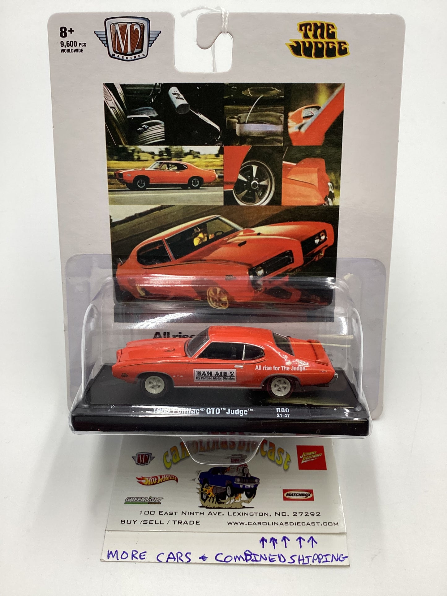 M2 Machines Auto Driver The Judge 1969 Pontiac GTO Judge Orange R80 190F