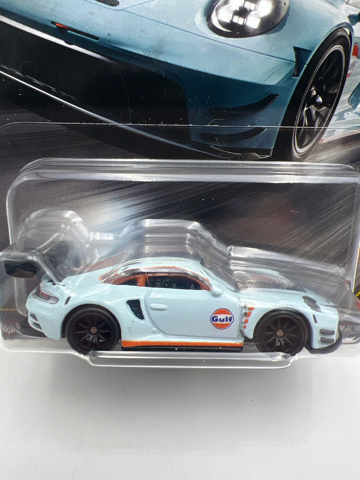 Hot Wheels Premium Circuit Legends #5 Porsche 911 GT3 R 992 Gulf W/Protector