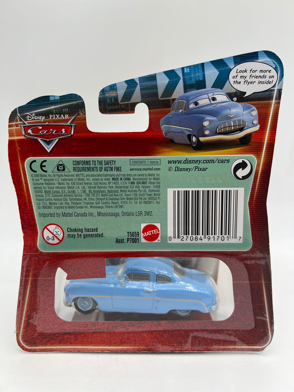 Disney Pixar Cars Look My Eyes Change #91 Milton Calypeer 138C