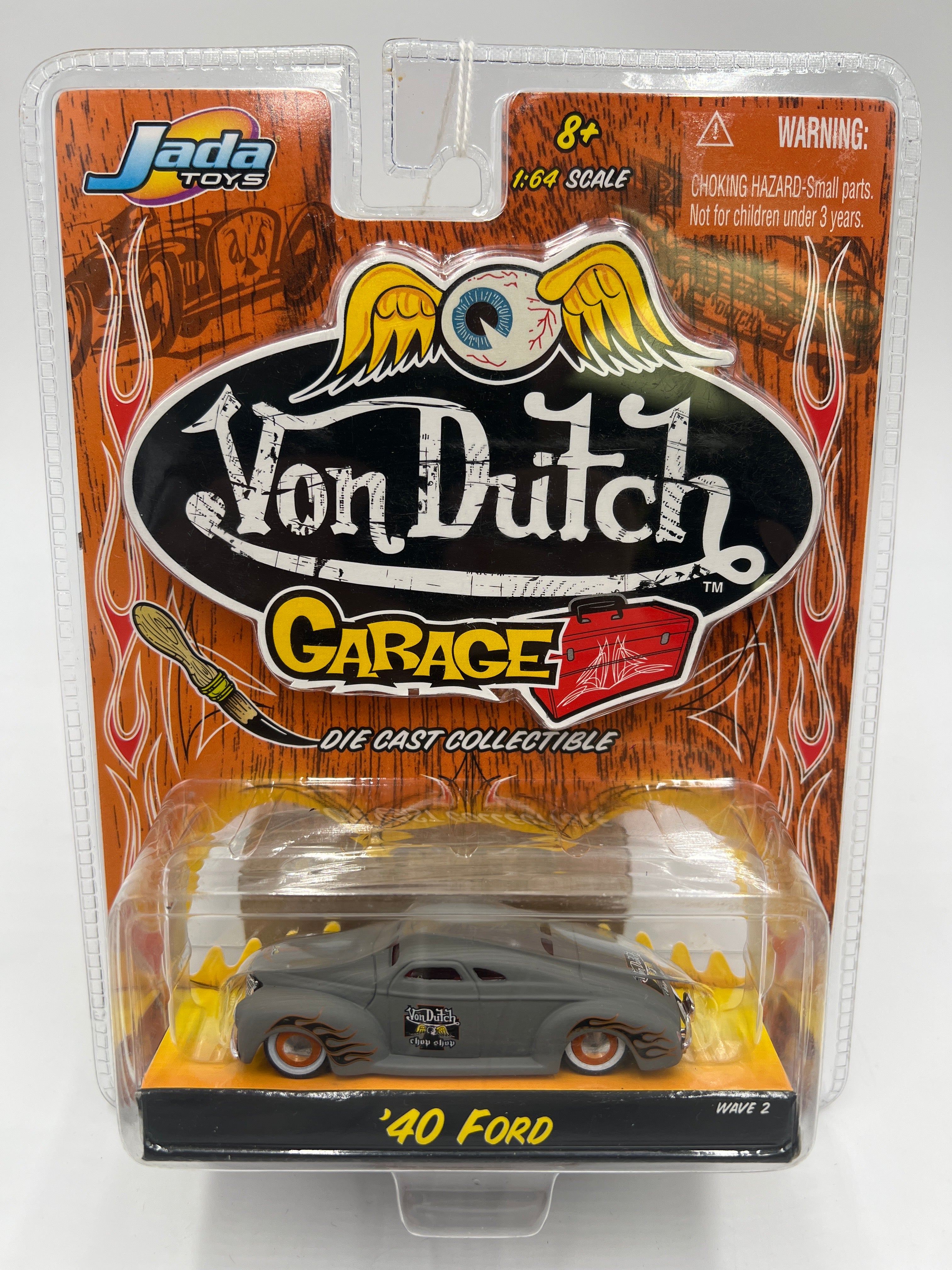 Jada Toys Von Dutch Garage 40 Ford Primer Gray 215D – carolinasdiecast