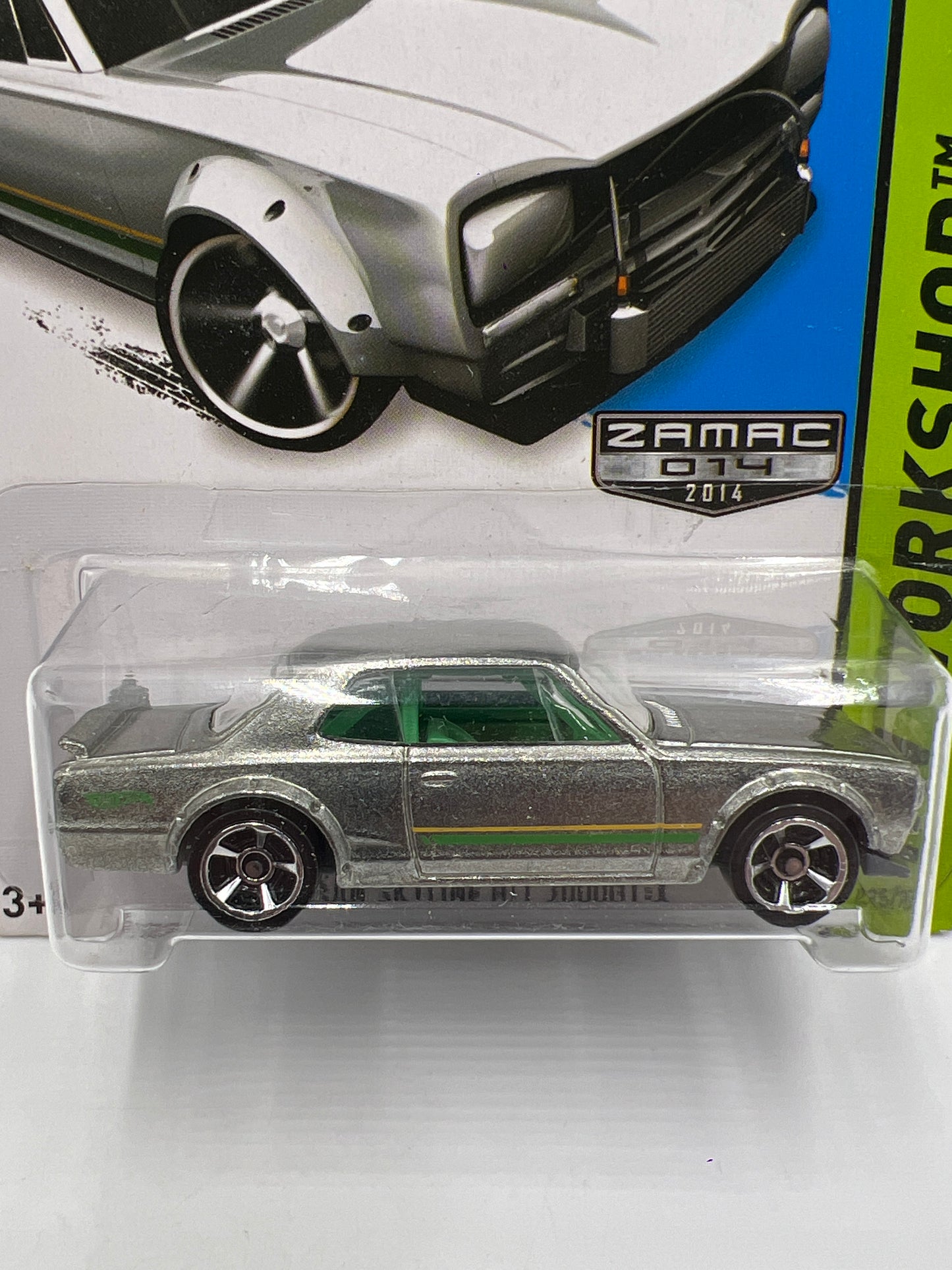 2014 Hot Wheels VHTF Zamac 14 #225 Nissan Skyline H/T 2000GT-X Rare Roll Cage Variation W/Protector