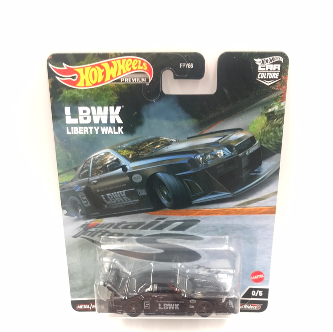 2023 Hot wheels car culture Mountain Drifters LB er34 Super silhouette nissan skyline Chase VHTF w/protector