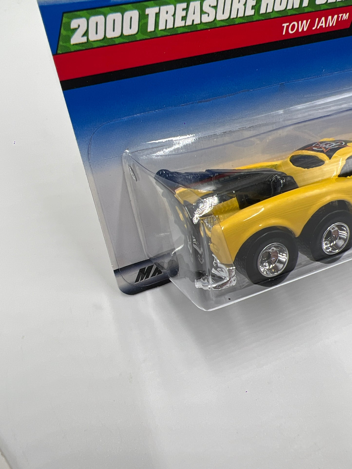 2000 Hot Wheels Treasure Hunt Real Riders #50 Tow Jam Yellow 273C