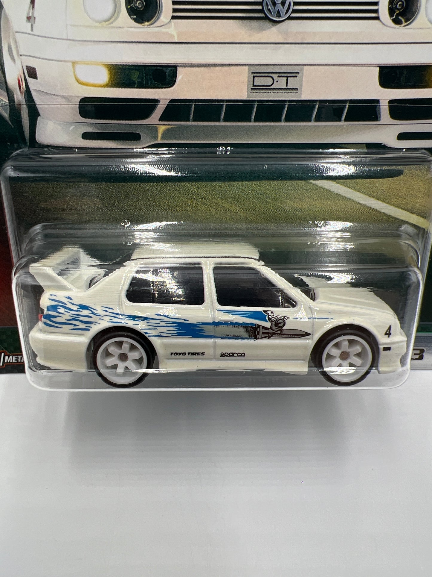 Hot Wheels Premium Fast & Furious Original Fast #4 Volkswagen Jetta MK3 White W/Protector
