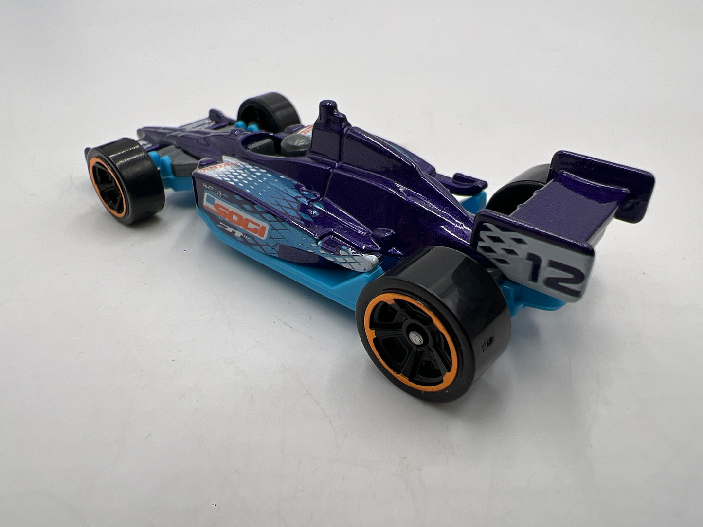 2019 Hot Wheels Mystery Models Series 2 #12 Indy 500 Oval Purple