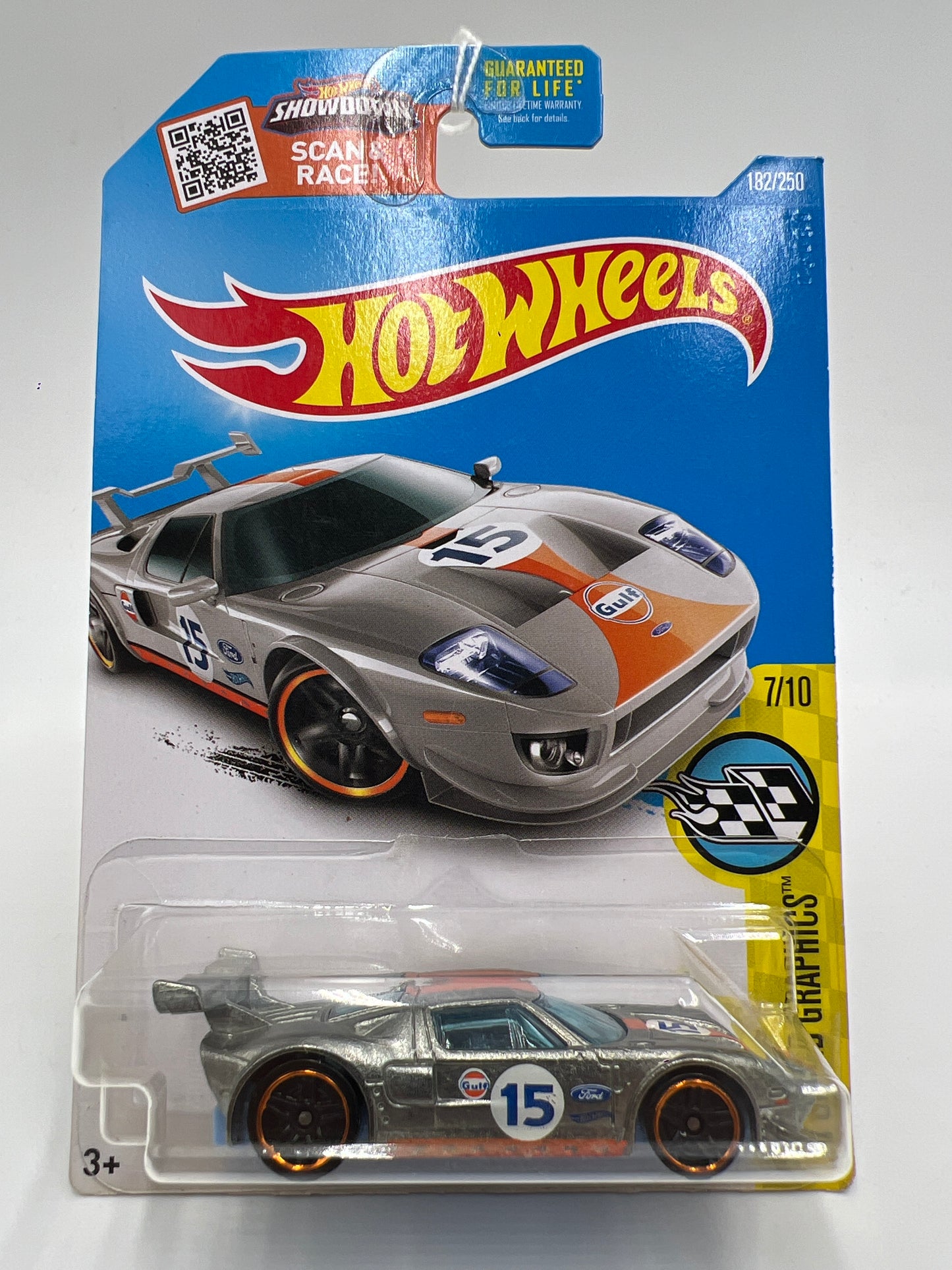 2016 Hot Wheels Walmart Exclusive Zamac #182 Ford GT Gulf