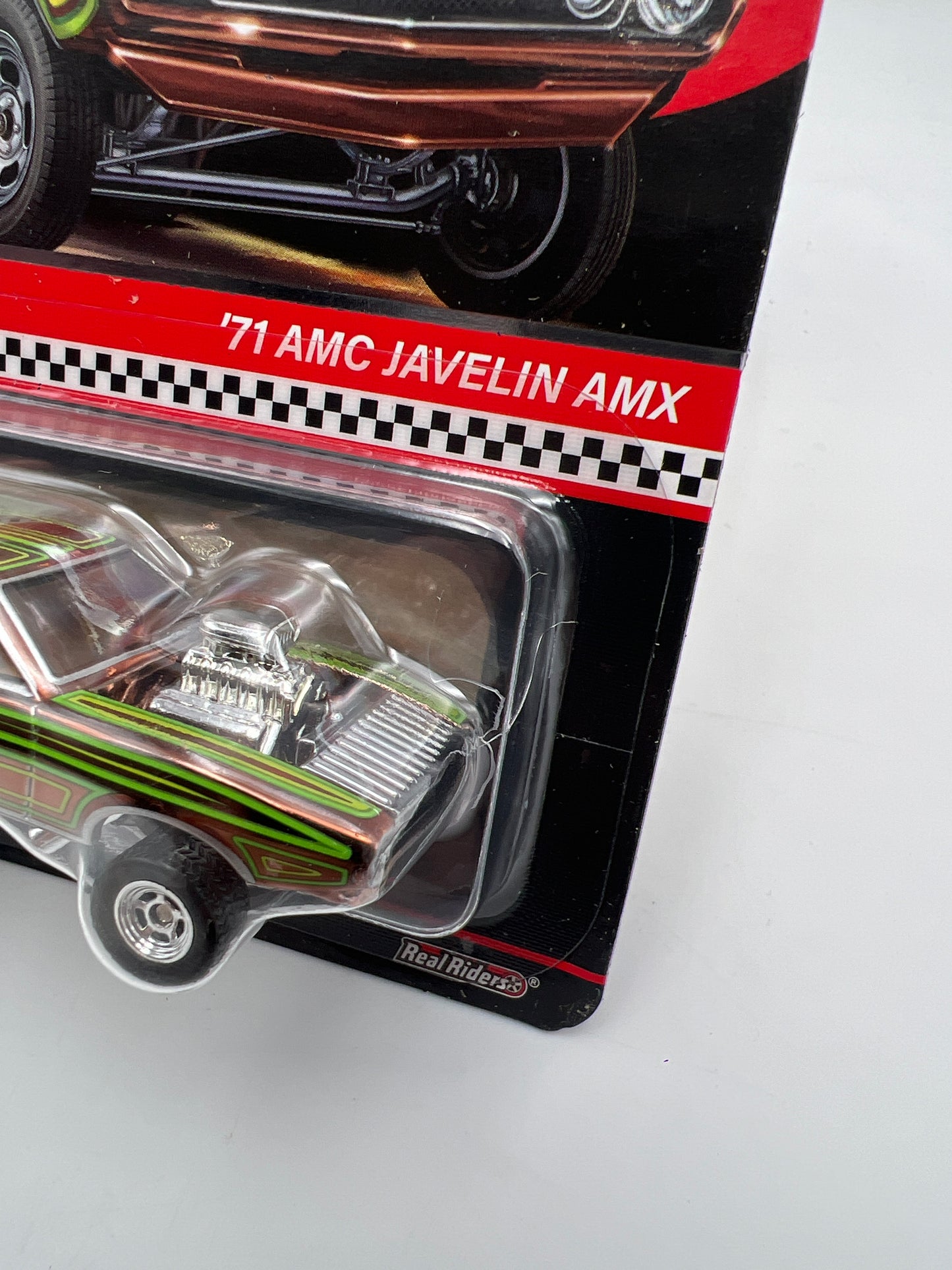 2024 Hot Wheels RLC 71 AMC Javelin AMX W/Protector Cracked Blister