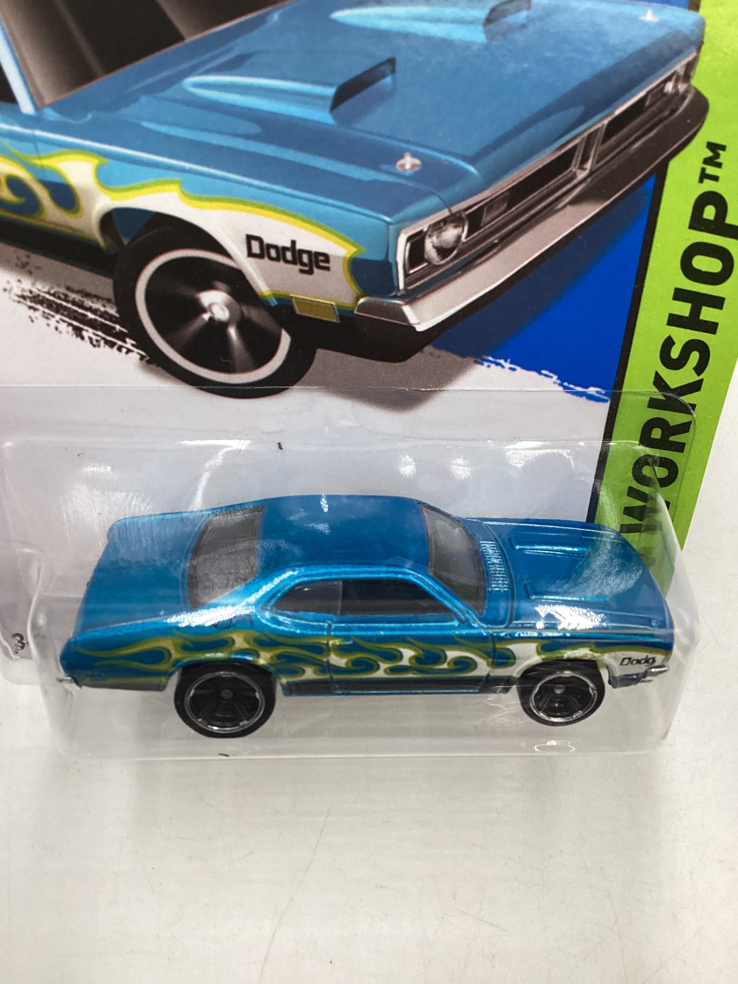 2013 Hot Wheels #217 71 Dodge Demon Blue 38H