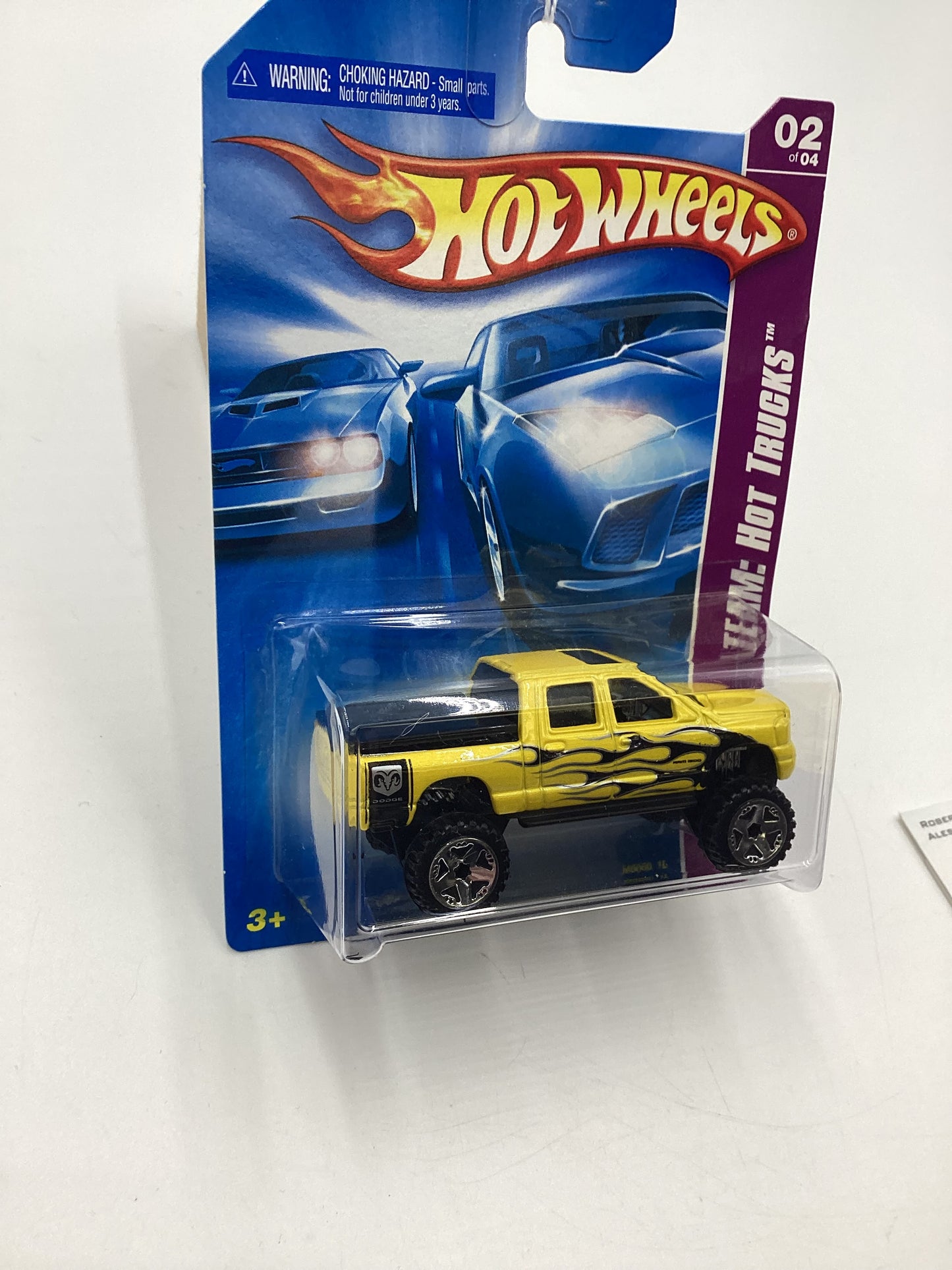2008 Hot Wheels HW Team: Hot Trucks #138 Dodge Ram 1500 Yellow 39B