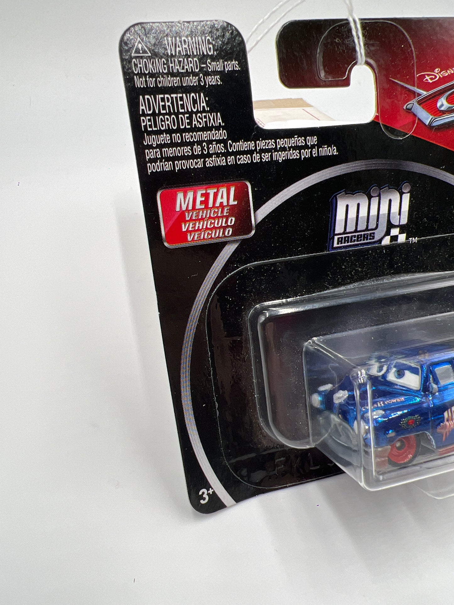 Disney Pixar Cars Mini Racers Metallic Dirt Track Fabulous Hudson Hornet Blue 140A