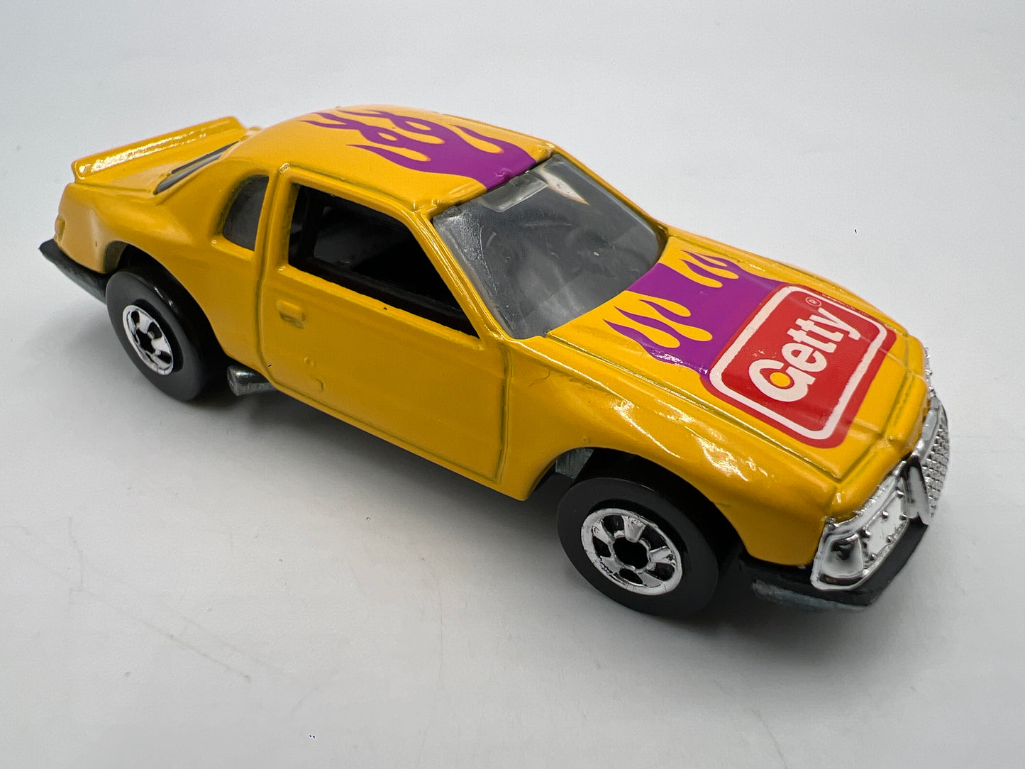 Hot Wheels 1991 Getty Promo 81 Thunder Burner Yellow Loose