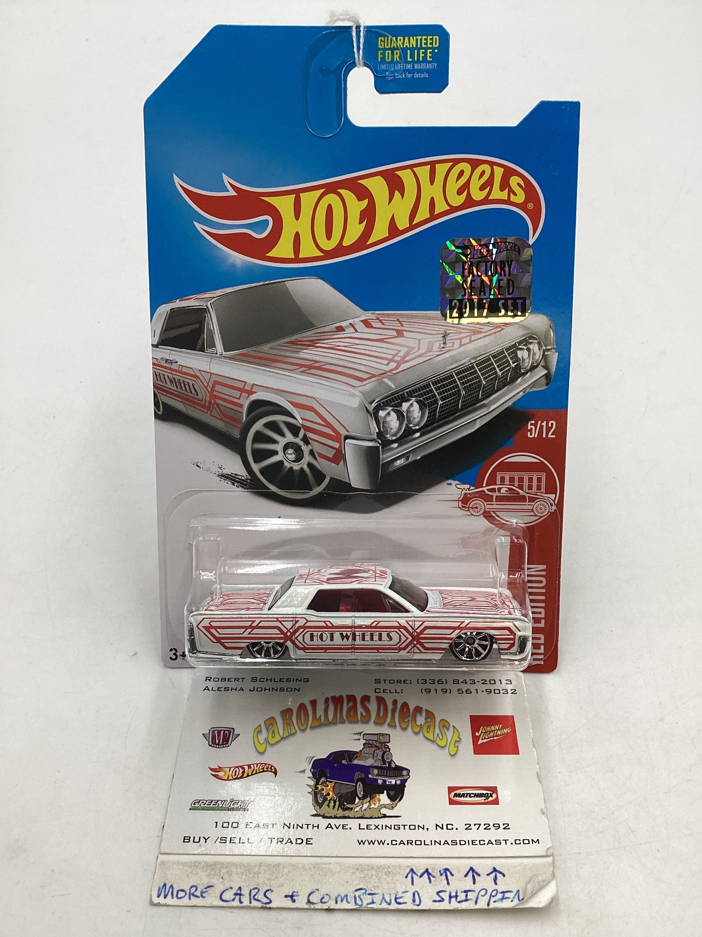 2017 Hot Wheels Factory Sealed Target Exclusive 64 Lincoln Continental