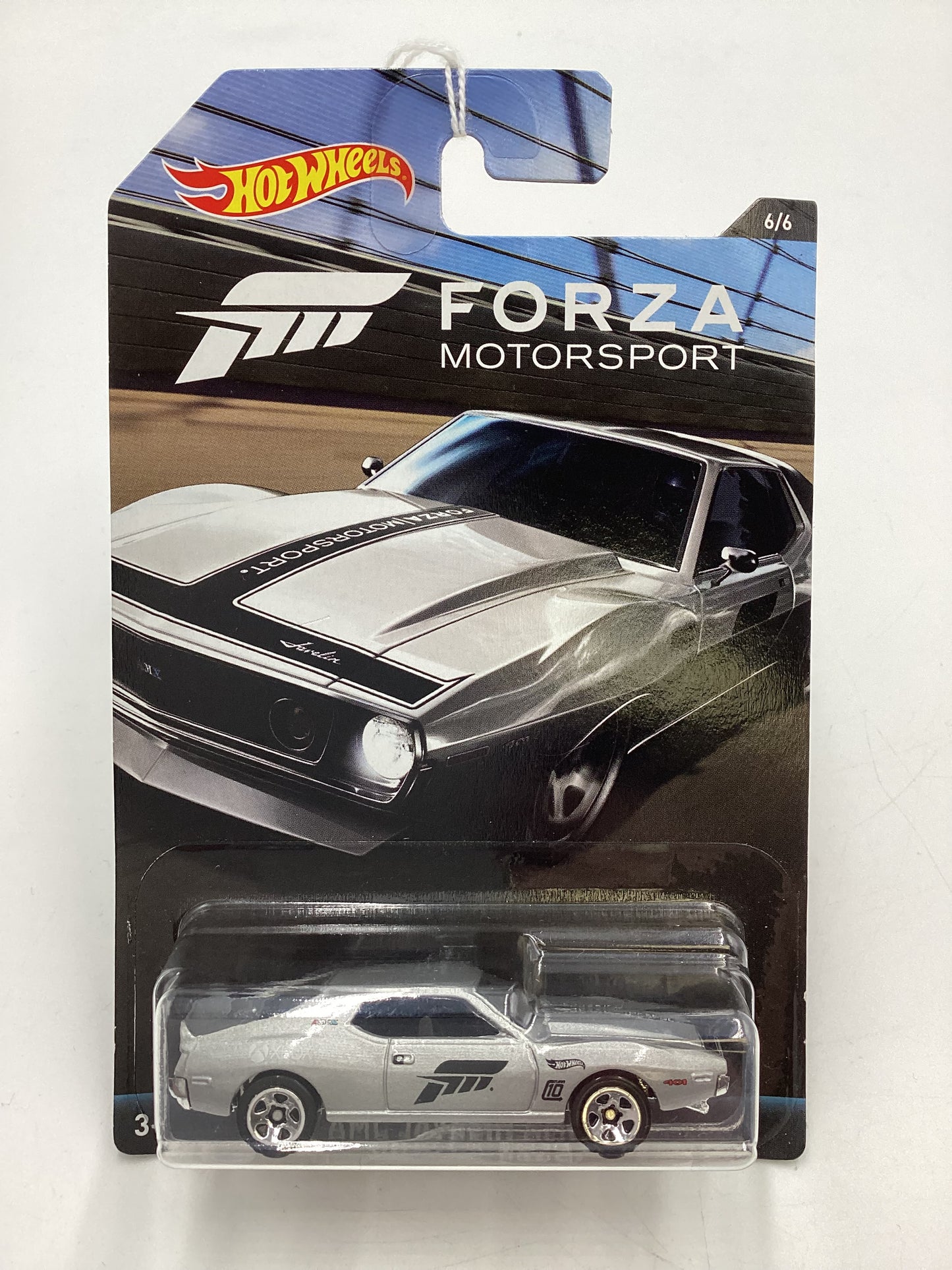 2017 Hot Wheels Forza Motorsport #6 AMC Javelin AMX Silver 154C