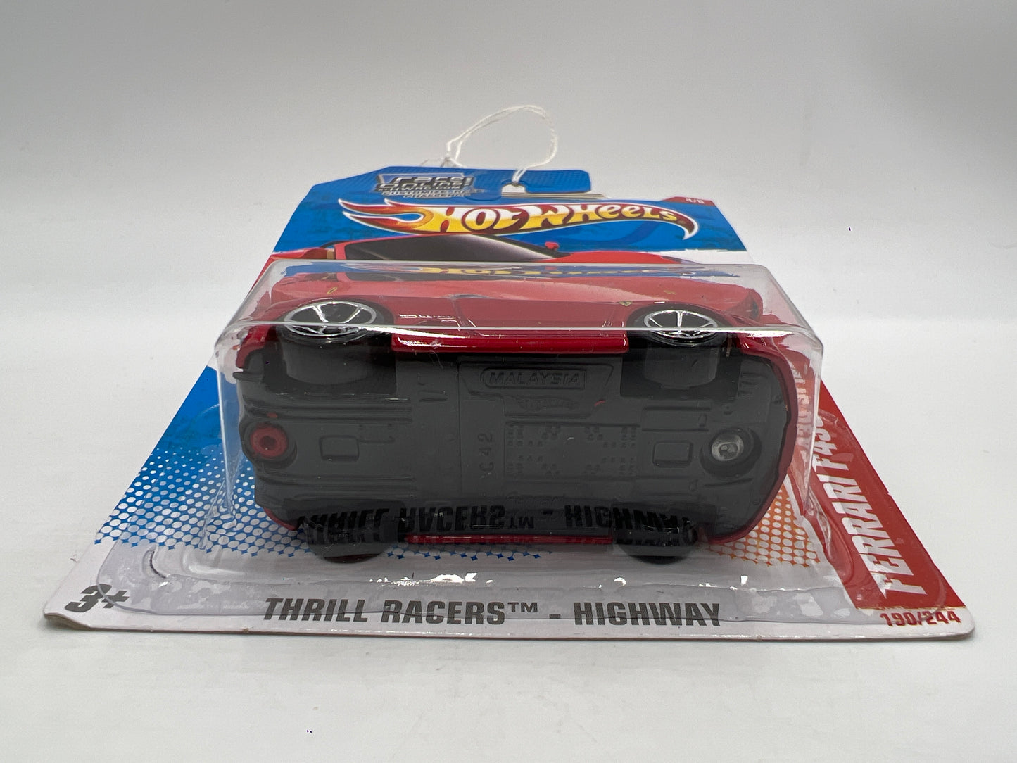 2011 Hot Wheels Thrill Racers Highway #190 Ferrari F430 Spider Red