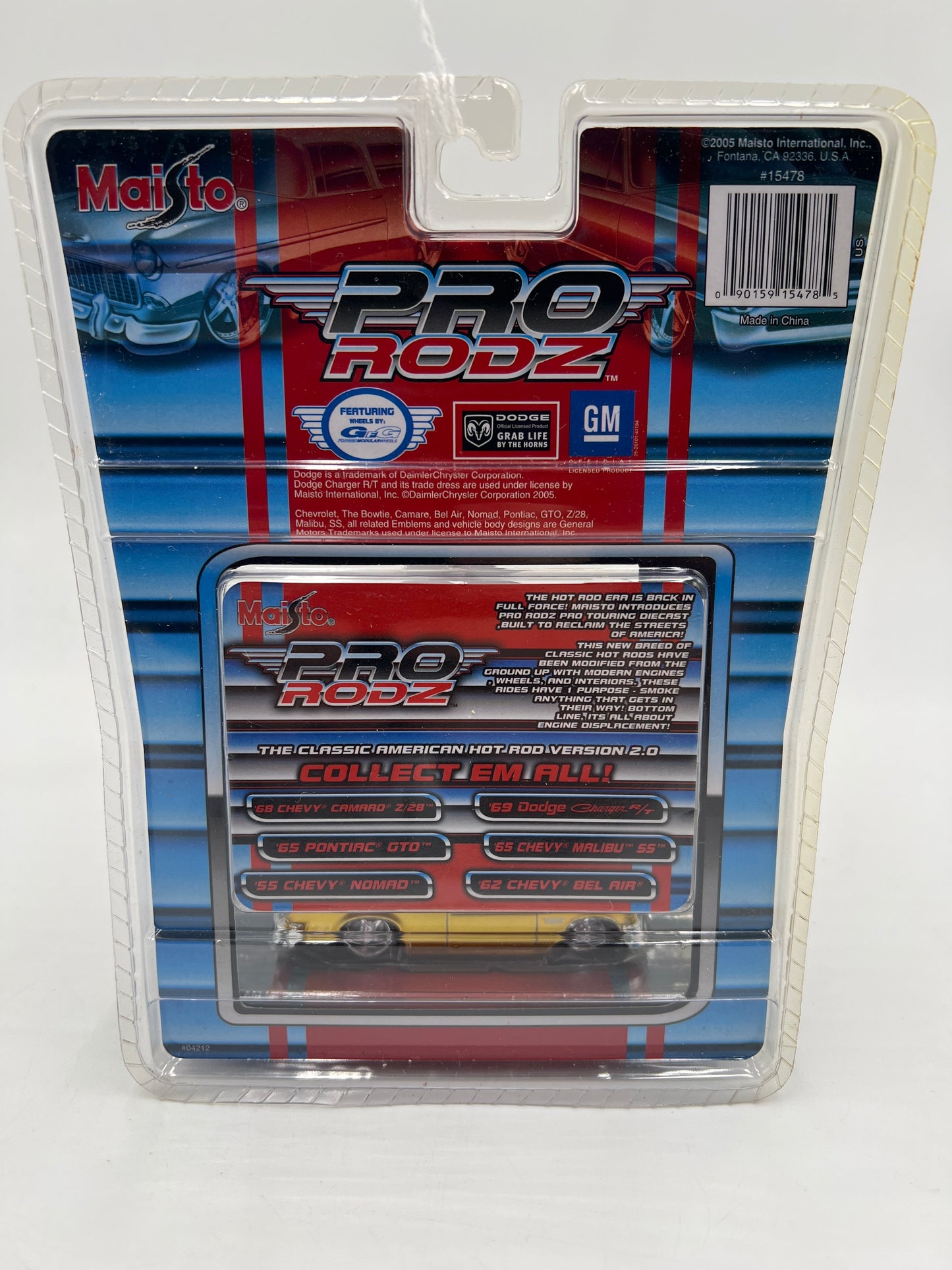 Maisto 1/64 Pro Rodz 55 Chevrolet Nomad Gold 185i