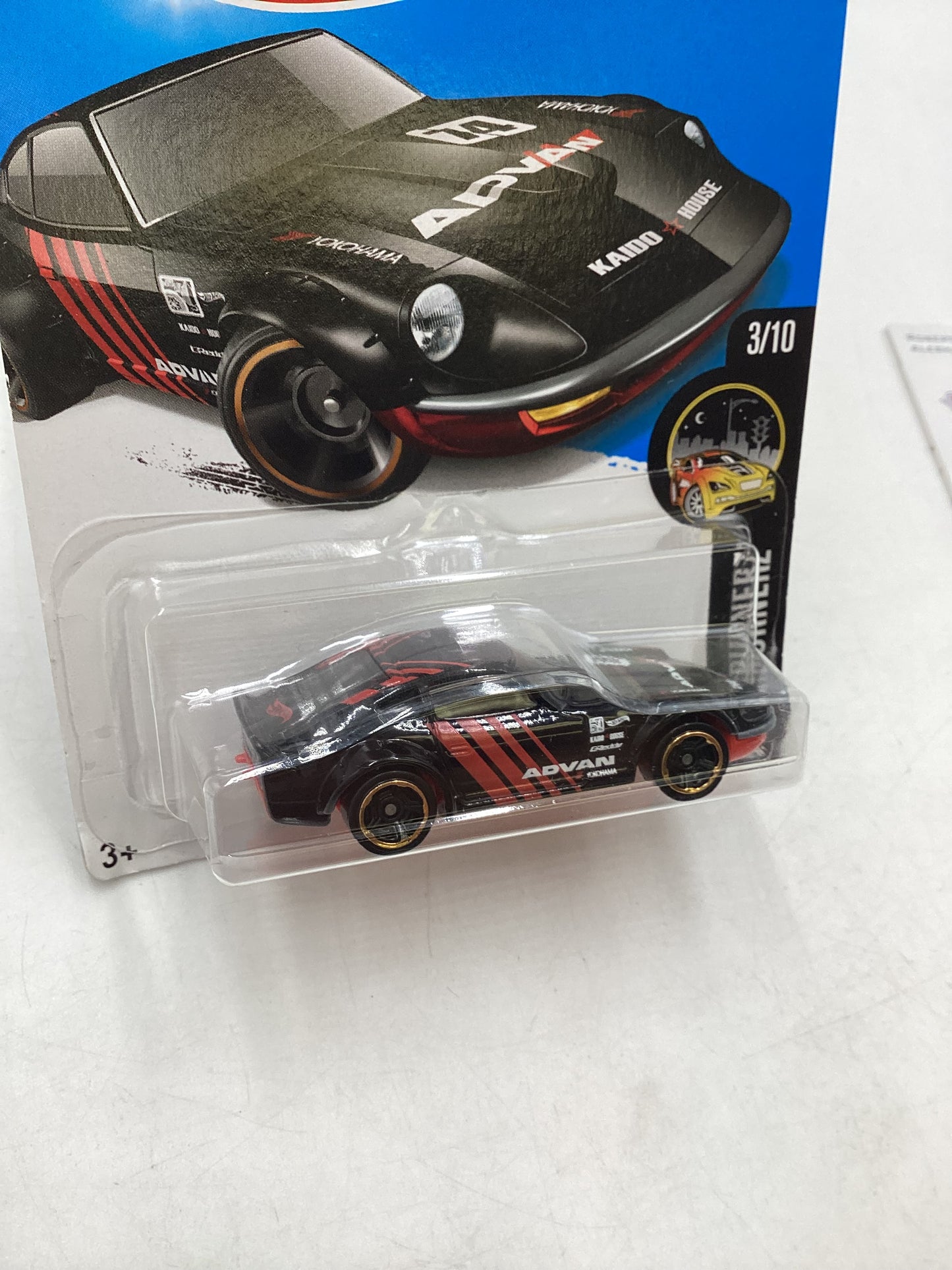 2017 Hot Wheels #357 Nissan Fairlady Z Advan Black 80C