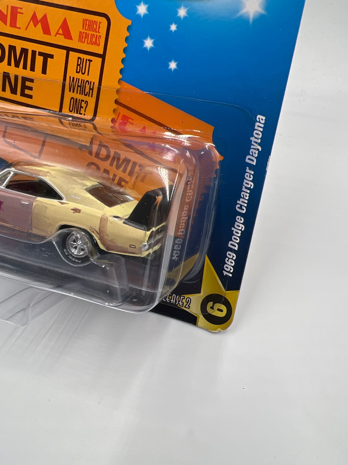 Johnny Lightning Pop Culture Mystery Manitee Release 2 #6 1969 Dodge Charger Daytona 227C