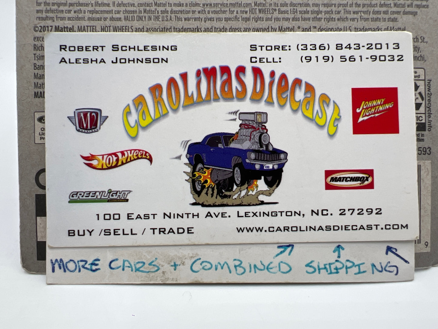 2020 Hot Wheels Race Team #222 Custom 18 Ford Mustang GT Blue Joey Logano