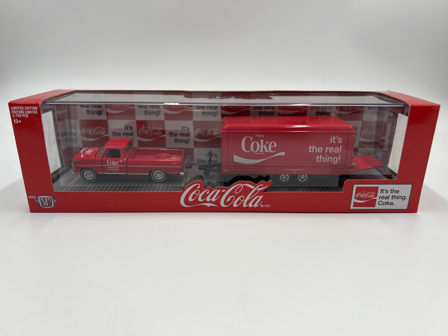 M2 Machines Auto Haulers Coca Cola 1969 Ford F-250 Ranger Truck & 1949 Mercury Custom TW02