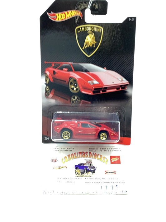 Hot wheels Lamborghini series Lamborghini Countach #1 1/8 Walmart exclusive 148B