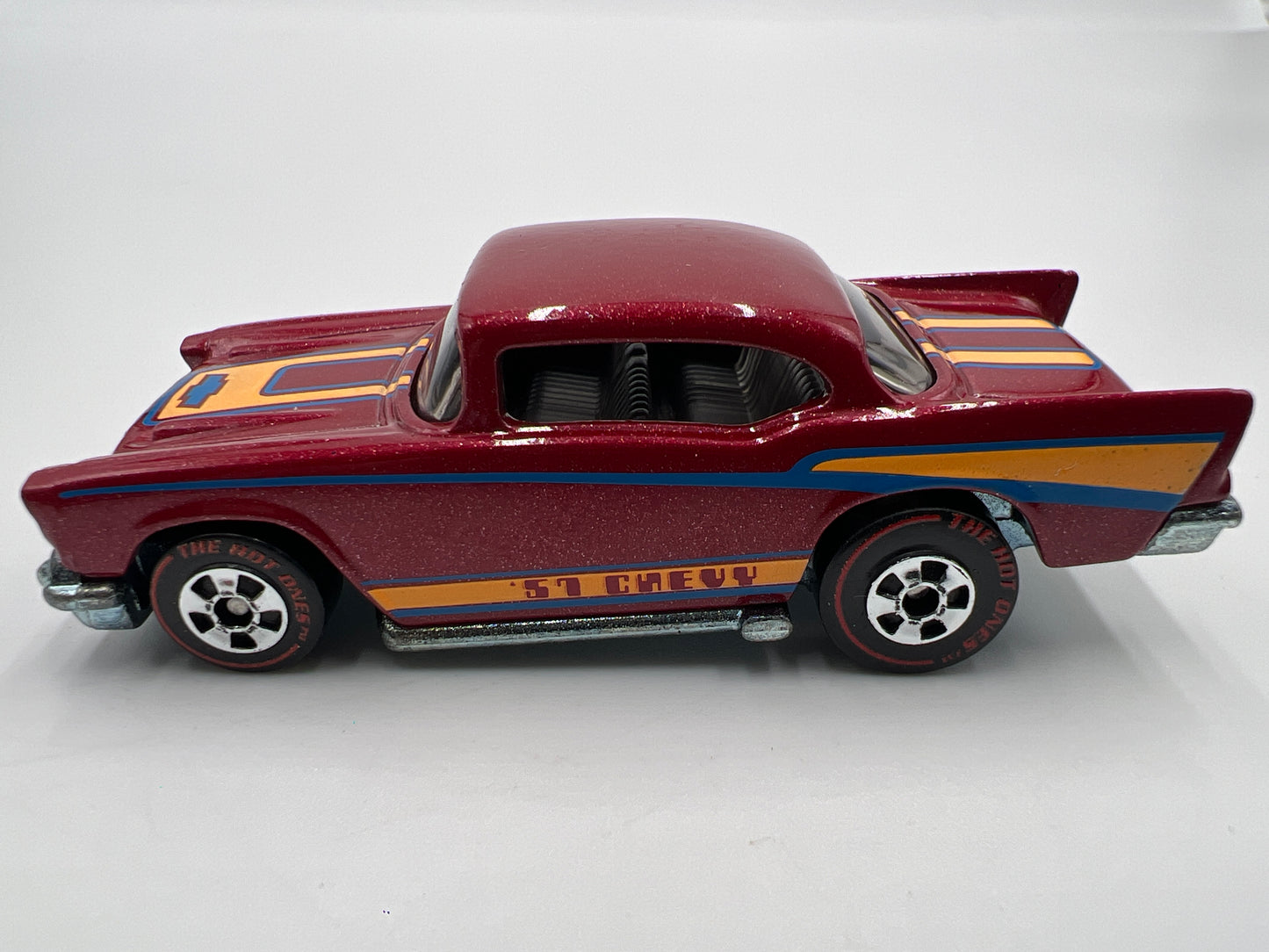 2011 Hot Wheels The Hot Ones CHASE 57 Chevy Maroon Loose