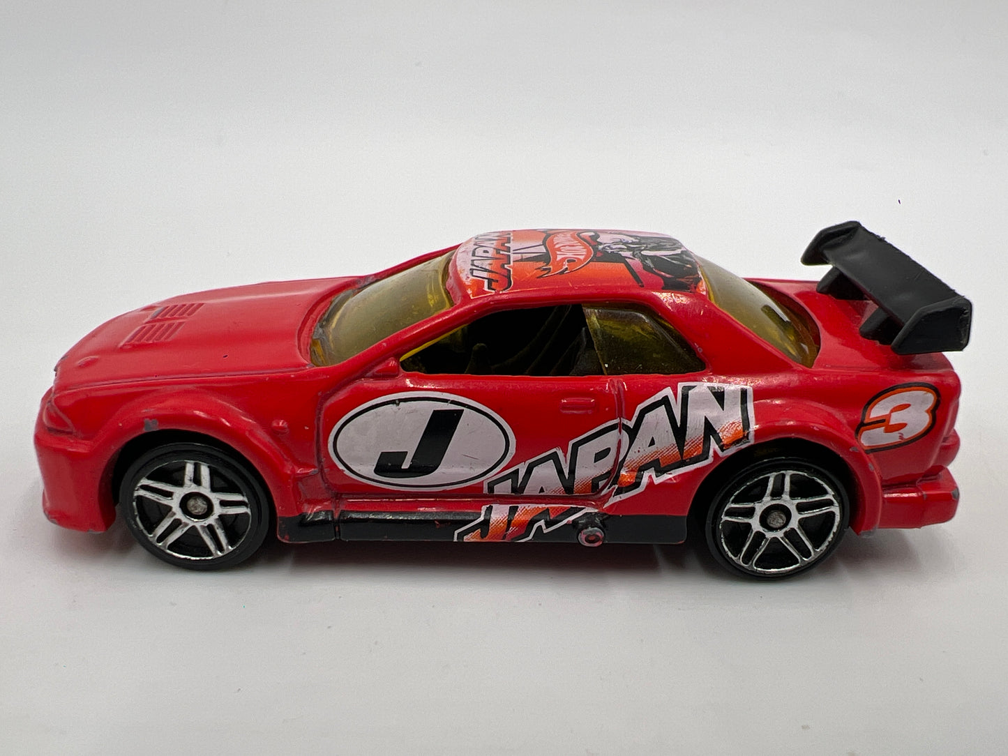 Hot Wheels 1/64 Flag Flyers 5 Pack Exclusive Nissan Skyline Red Loose Some Paint Chips