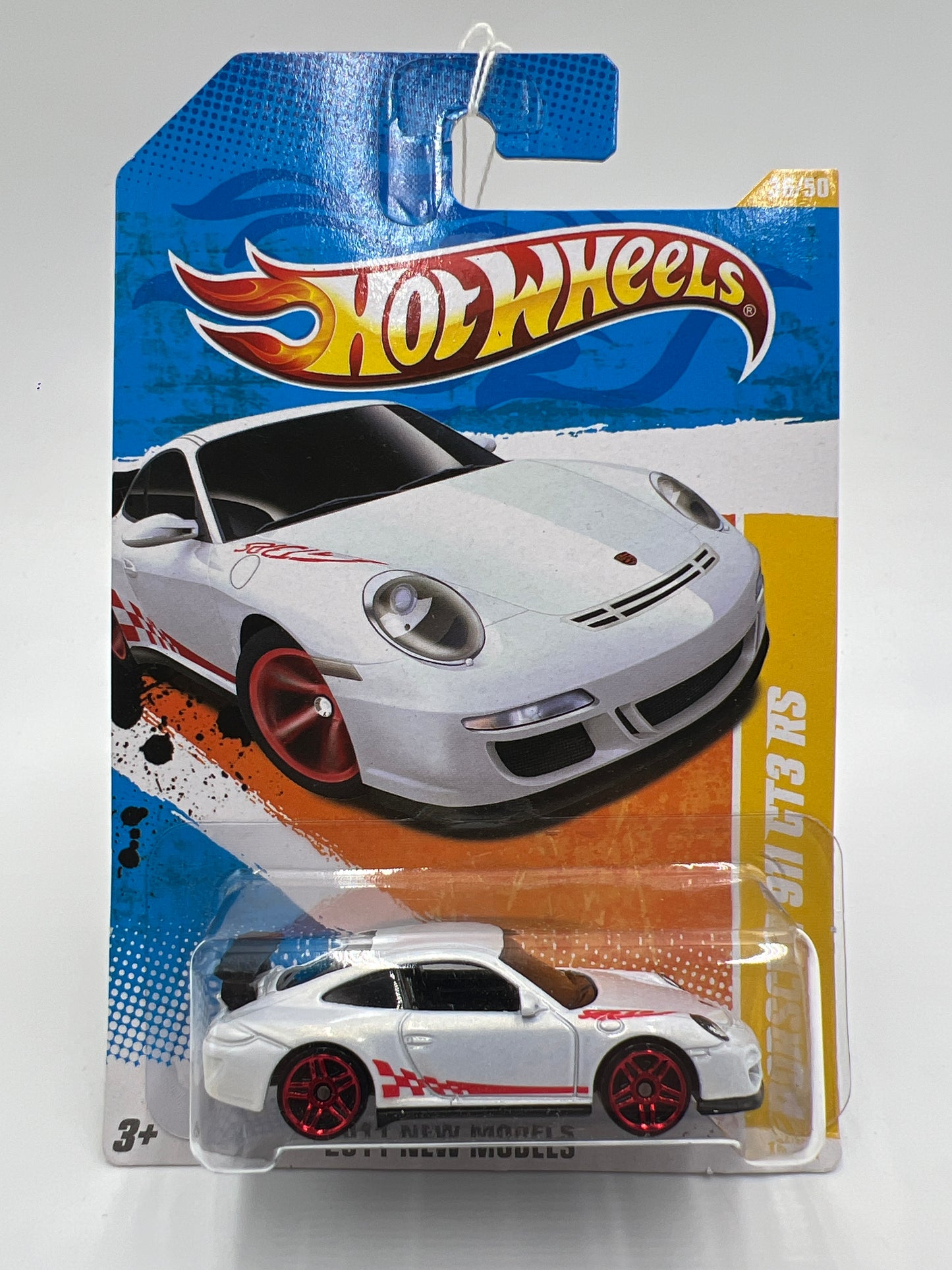 2011 Hot Wheels New Models #36 Porsche 911 GT3 RS White