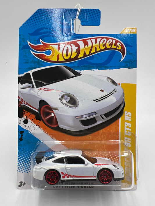 2011 Hot Wheels New Models #36 Porsche 911 GT3 RS White