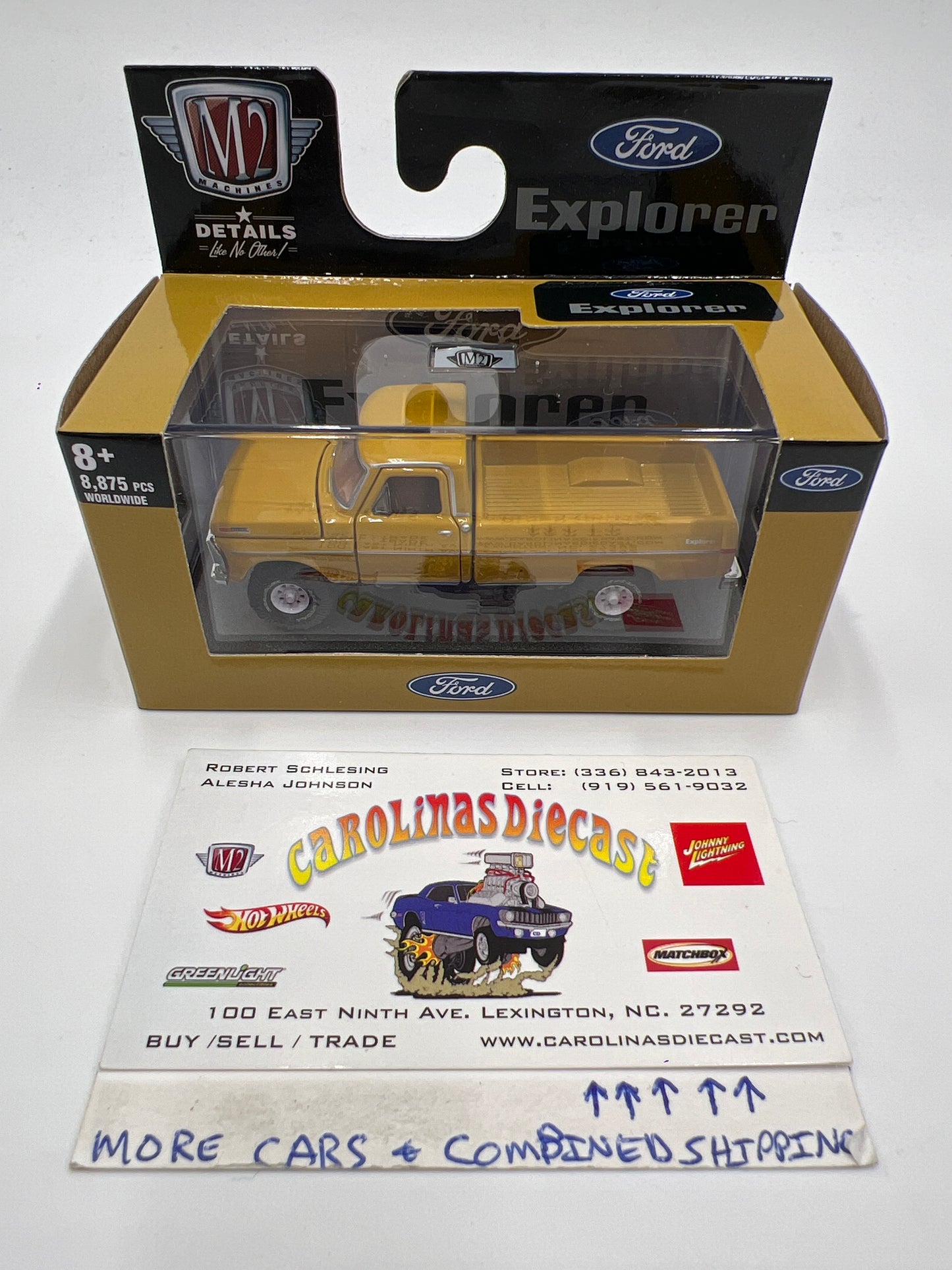 M2 Machines 1972 Ford F-250 Explorer 4x4 Yellow R63