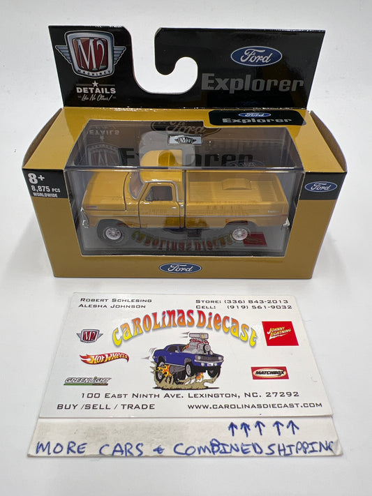 M2 Machines 1972 Ford F-250 Explorer 4x4 Yellow R63