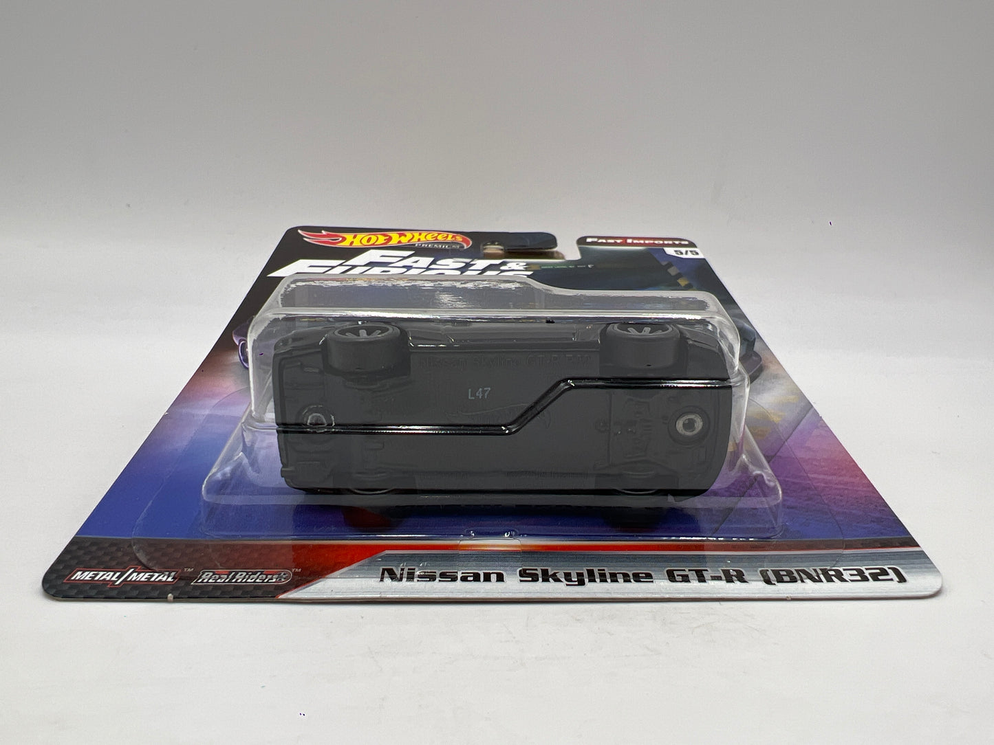 Hot Wheels Premium Fast & Furious Fast Imports #5 Nissan Skyline GT-R BNR32 Black W/Protector