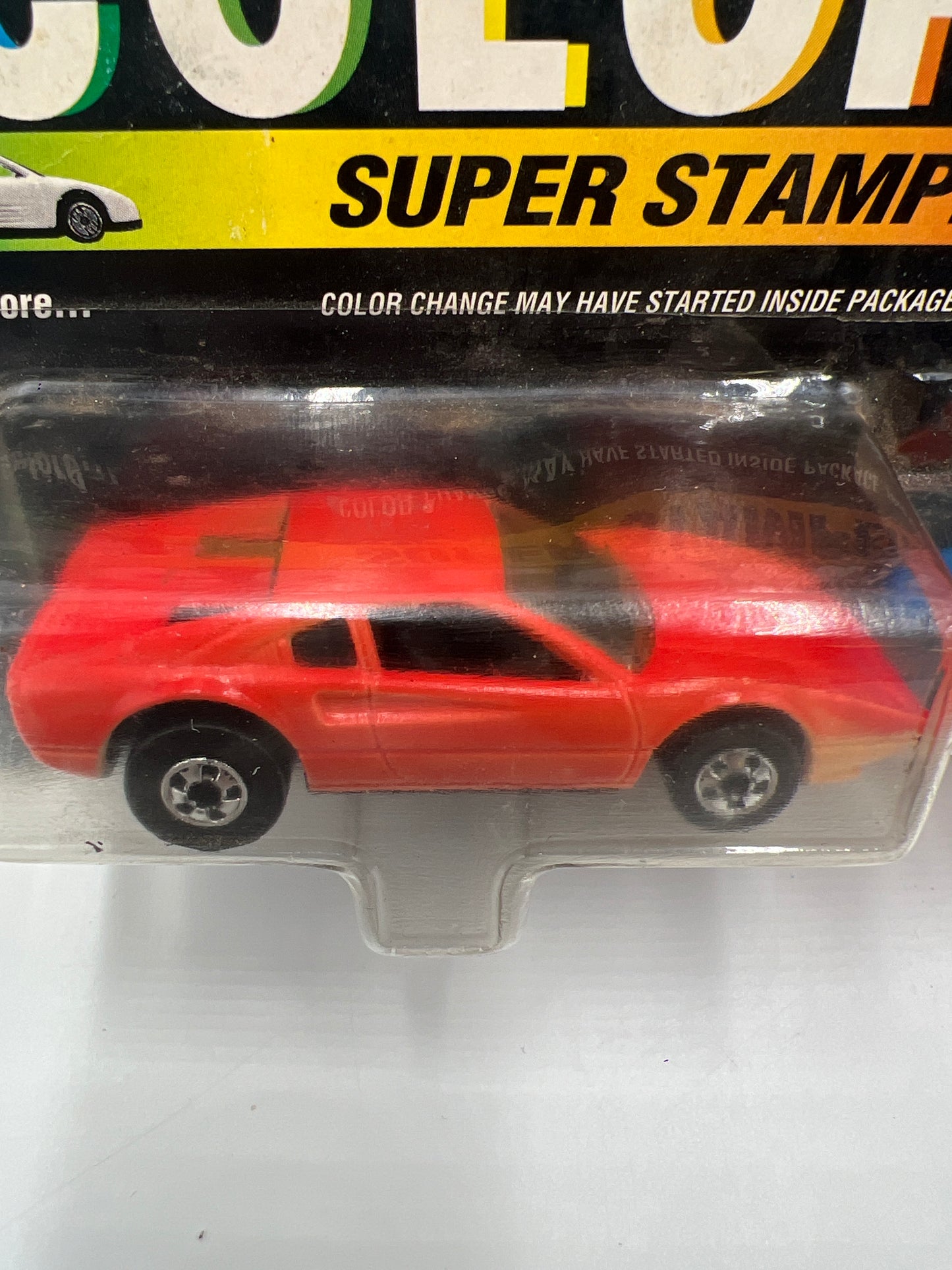 1994 Hot Wheels Color FX 12028 Ferrari 308 Red *Bad Card*