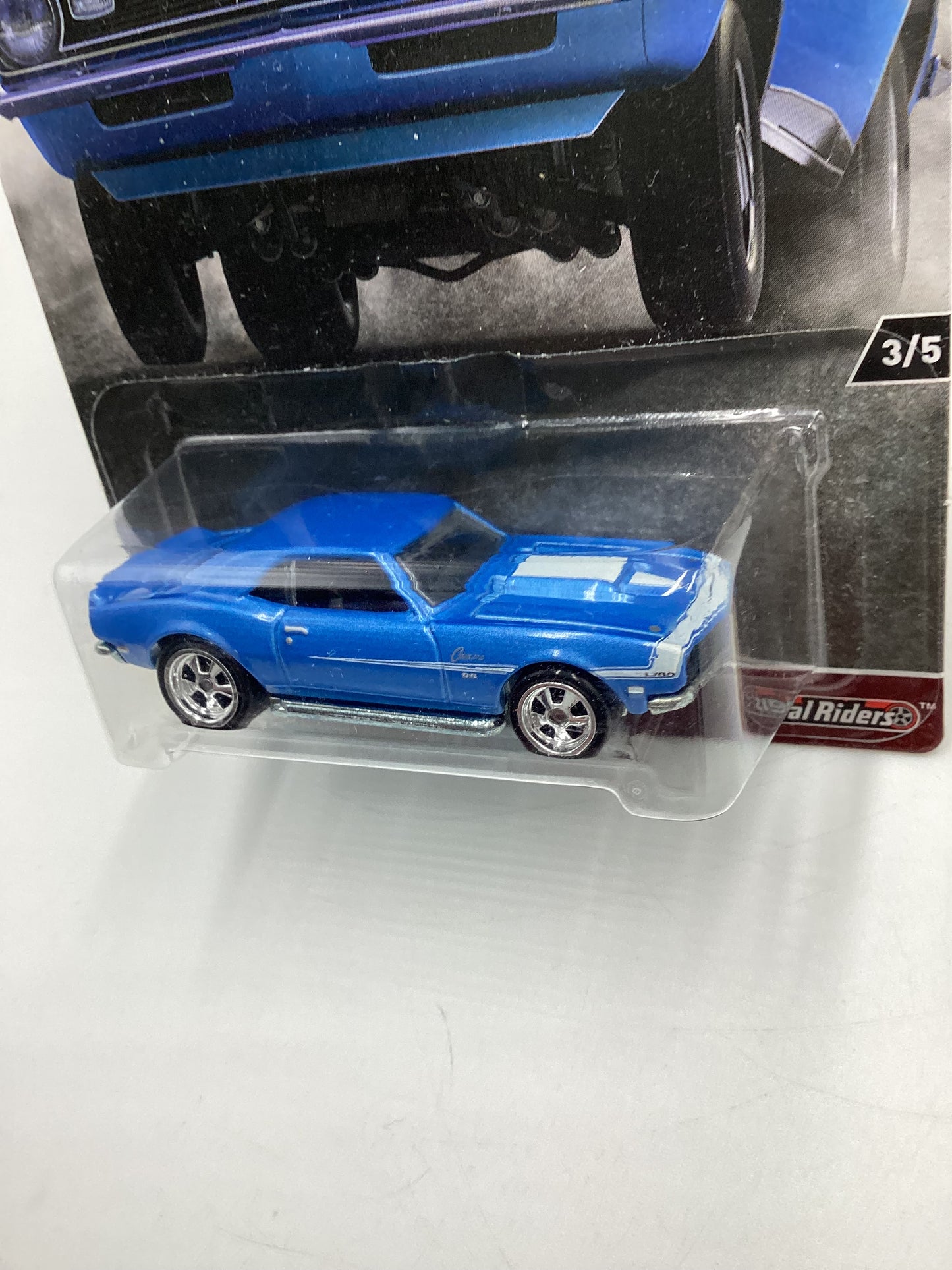 2017 HotWheels Car Culture Redliners #3 68 Copo Camaro Blue 245L