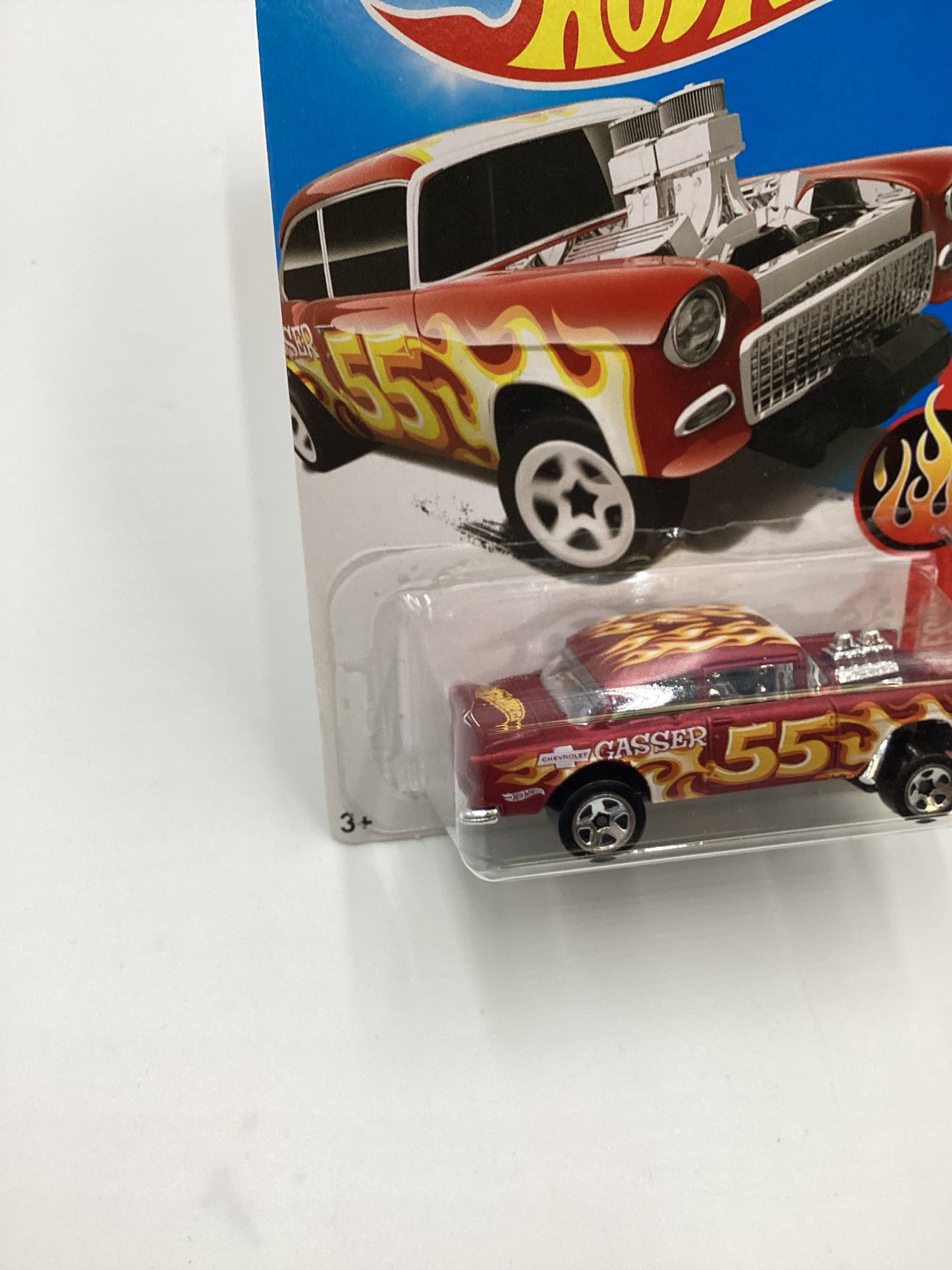 2017 Hot Wheels #12 55 Chevy Bel Air Gasser Red 6B