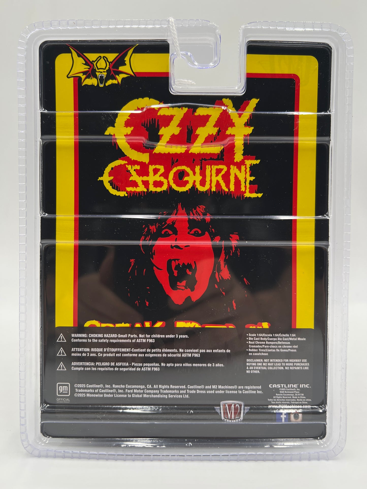 M2 Machines R02 Rock Legends Ozzy Ozbourne 1968 Chevrolet Camaro SS 350