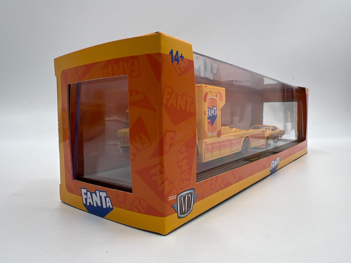 2025 M2 Machines Auto Haulers CHASE Fanta 1970 Ford C-950 & 1970 Ford Mustang Custom TW37