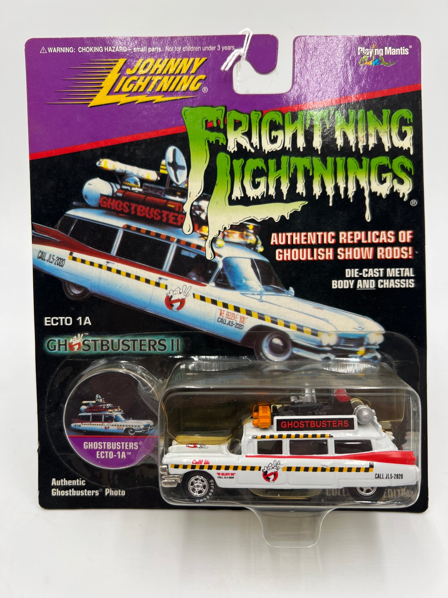 Johnny Lightning Frightning Lightnings Ghostbusters II Ecto 1A White 220A