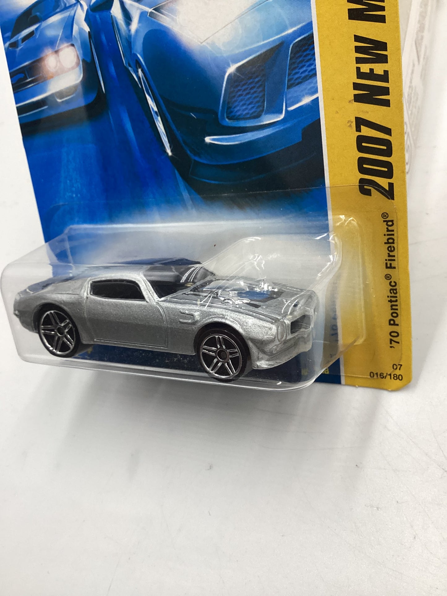 2007 Hot Wheels New Models #16 70 Pontiac Firebird Silver Kmart Exclusive