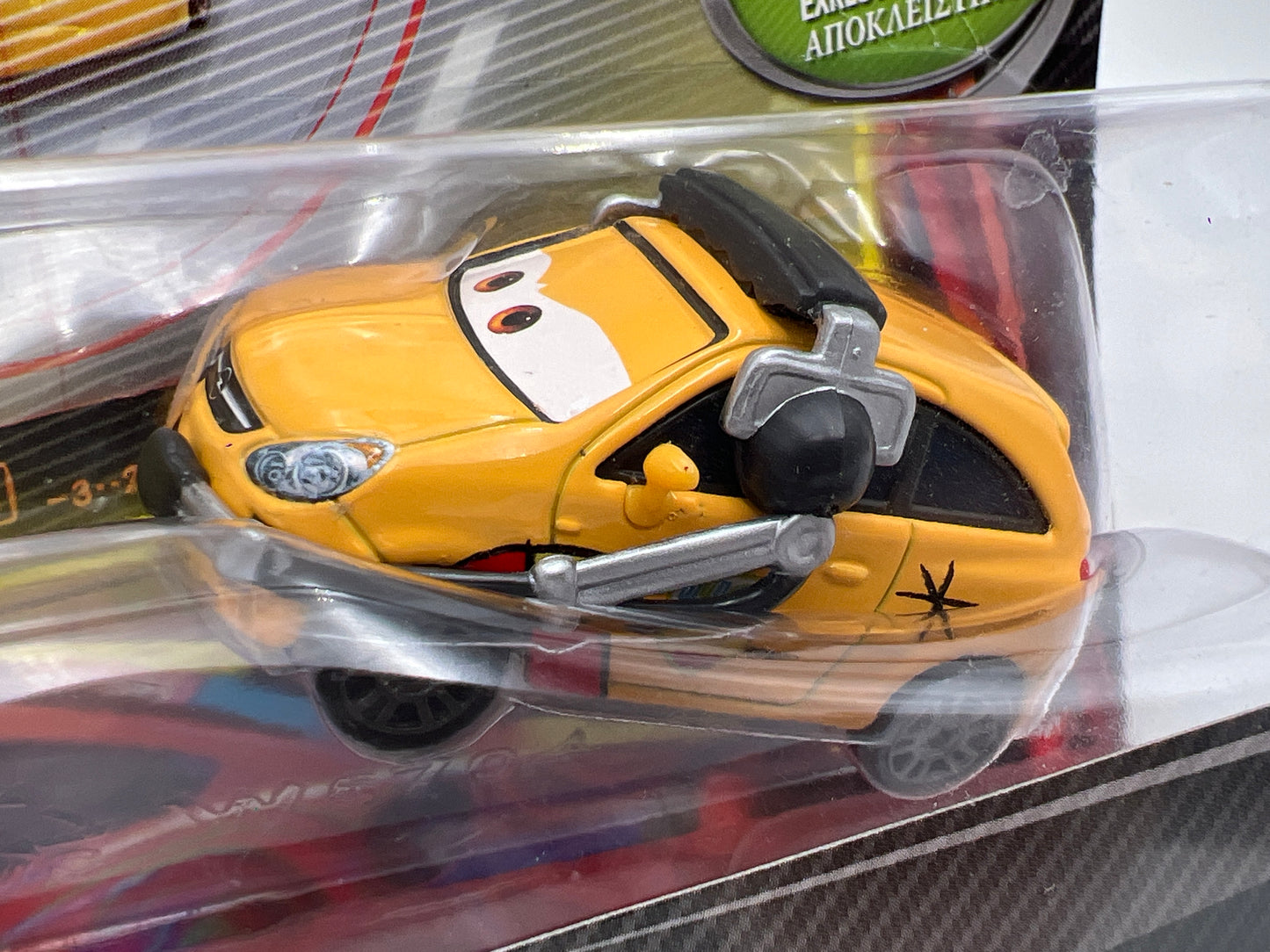 Disney Pixar Cars 2 Movie Moments 2 Pack Miguel Camino & Petro Cartalina Bad Card