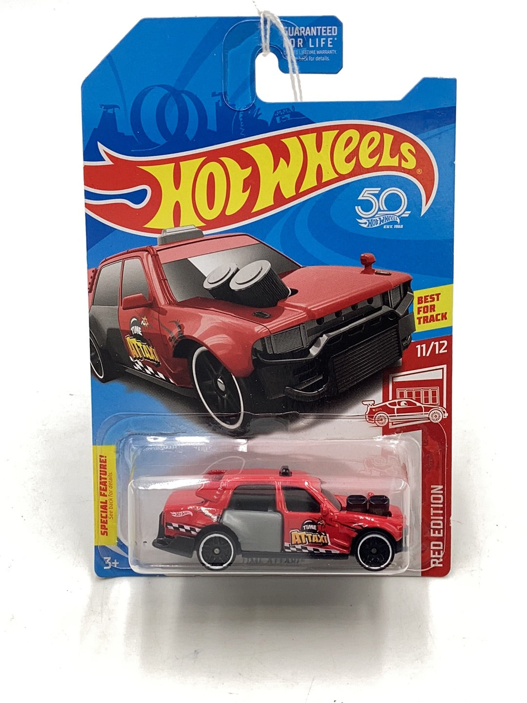 2018 Hot wheels Red edition Time Attaxi 151H